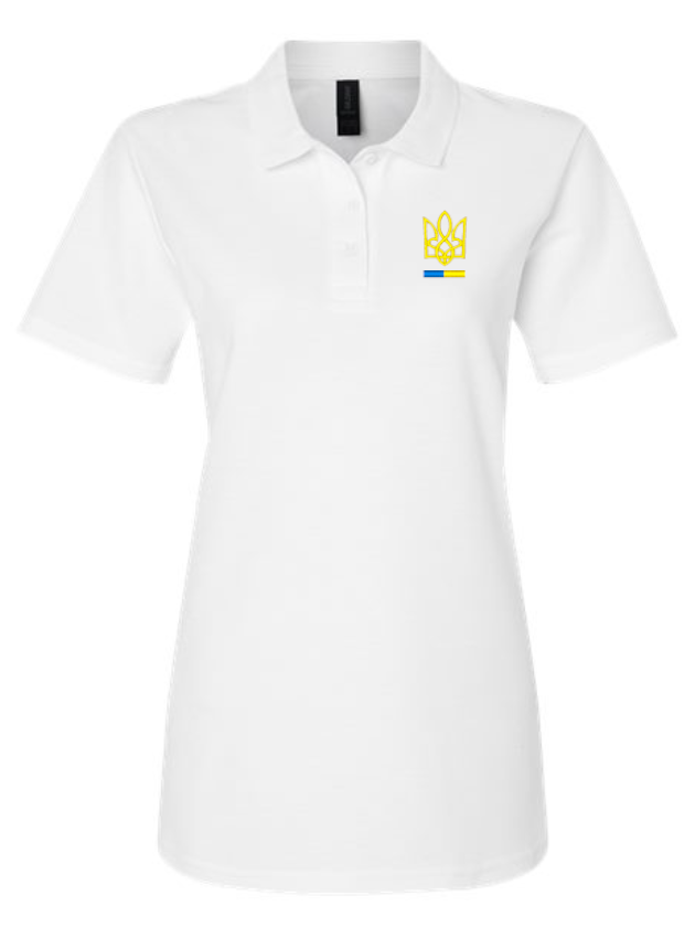 Women's polo shirt "Tryzub"
