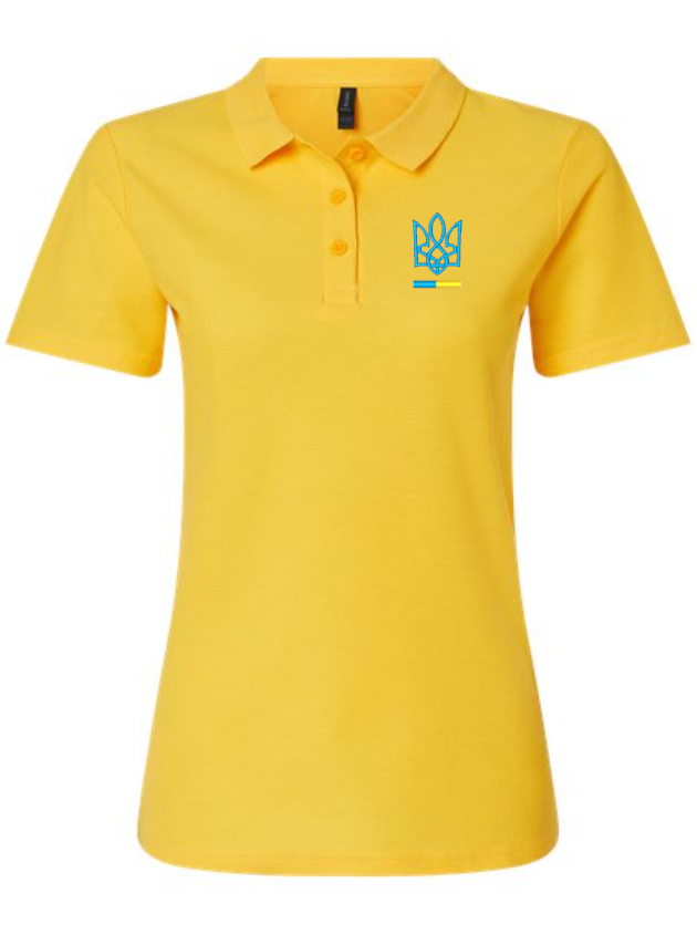 Women's polo shirt "Tryzub"